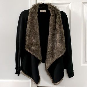 Hollister faux fur jacket